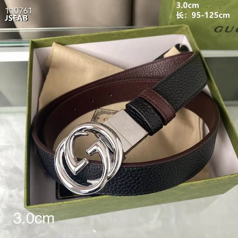 Gucci belt 30mm 95-125cm 8L24